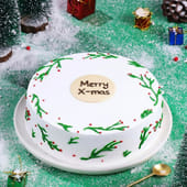Merry Wishes Xmas Cake