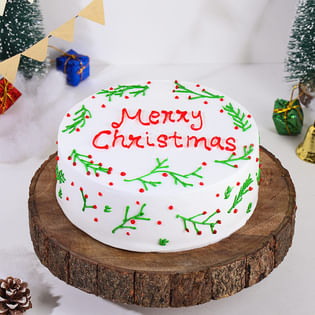 Merry Wishes Xmas Cake