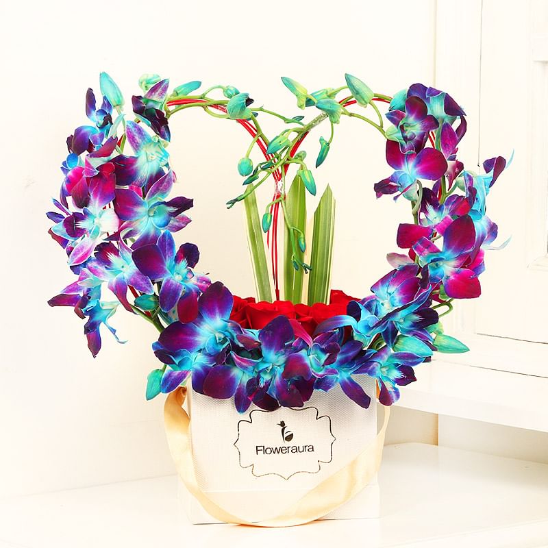 Roses and Orchids Combo