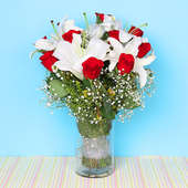 Bouquet of mixed flowers - A gift of Mesmerizing Charm