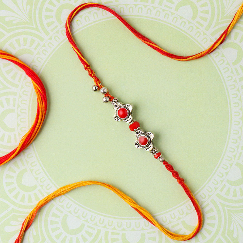 Mesmerizing Stone Studded Rakhi for Raksha Bandhan