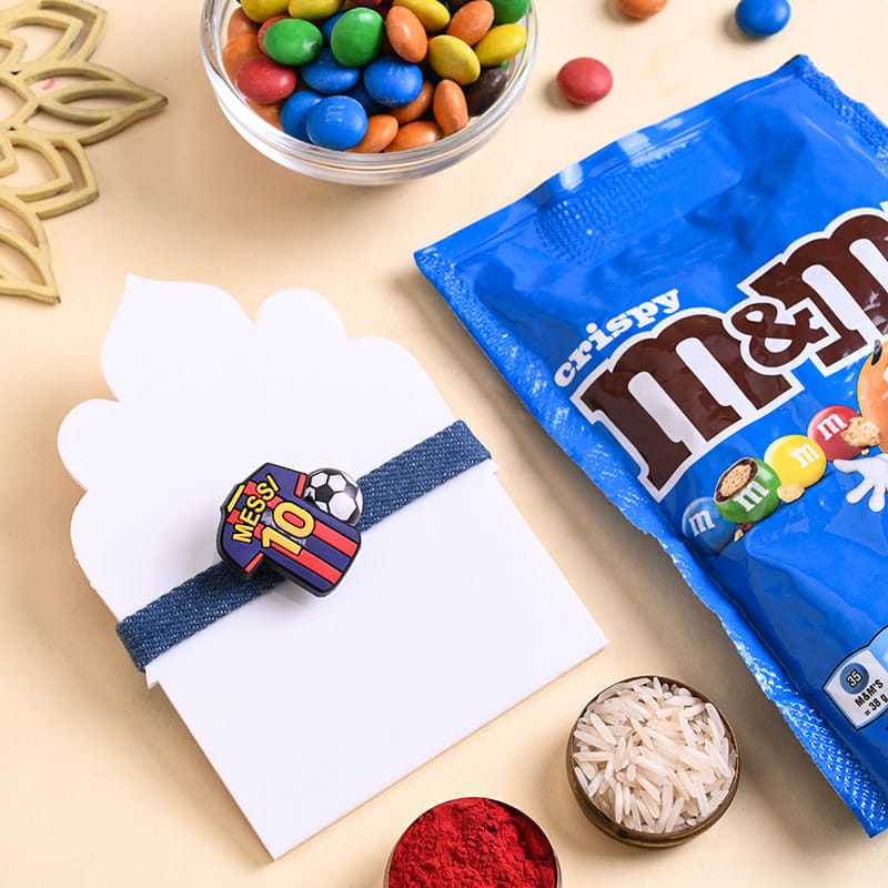 Messi Cool Kids Rakhi With Chocolates