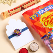 Messi Jersey Rakhi N Sweet Bites Combo