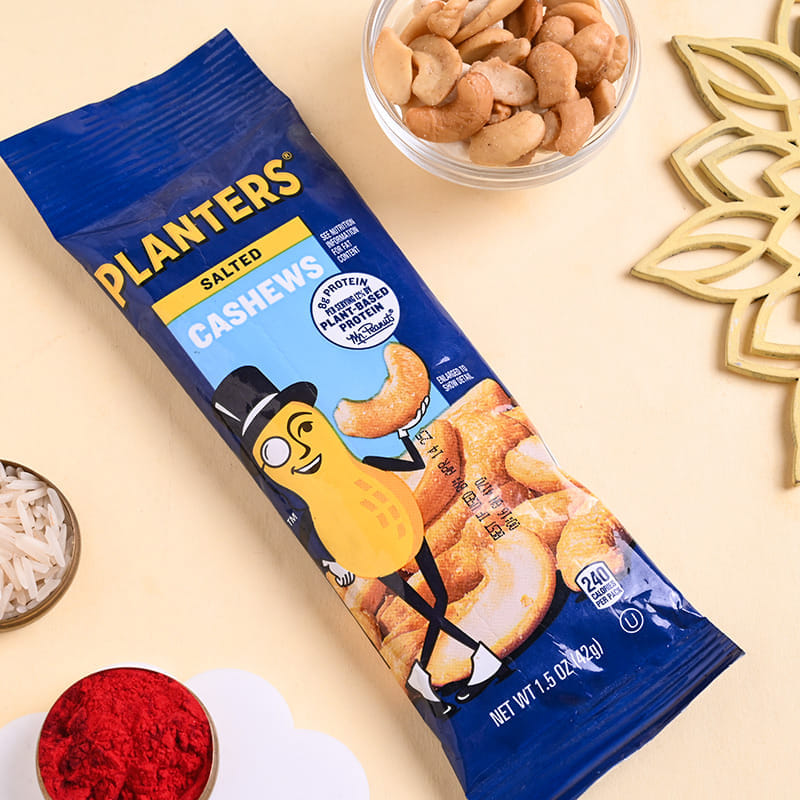 Messi Kids Rakhi With Salted Cashews