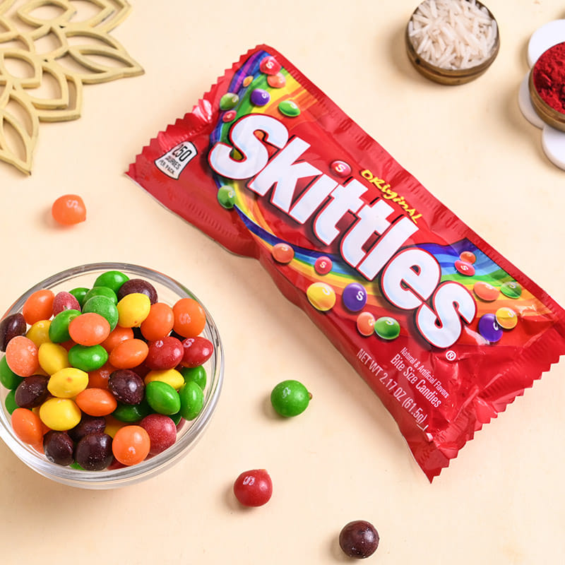 Messi Kids Rakhi With Skittles Candy