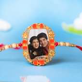Metallic Personalised Rakhi for Brother