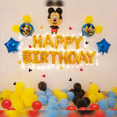 Mickey Magic Birthday Balloon Decor