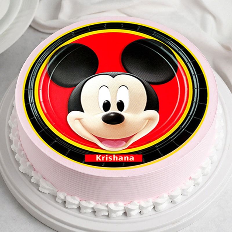 Mickey Mouse Poster Cake