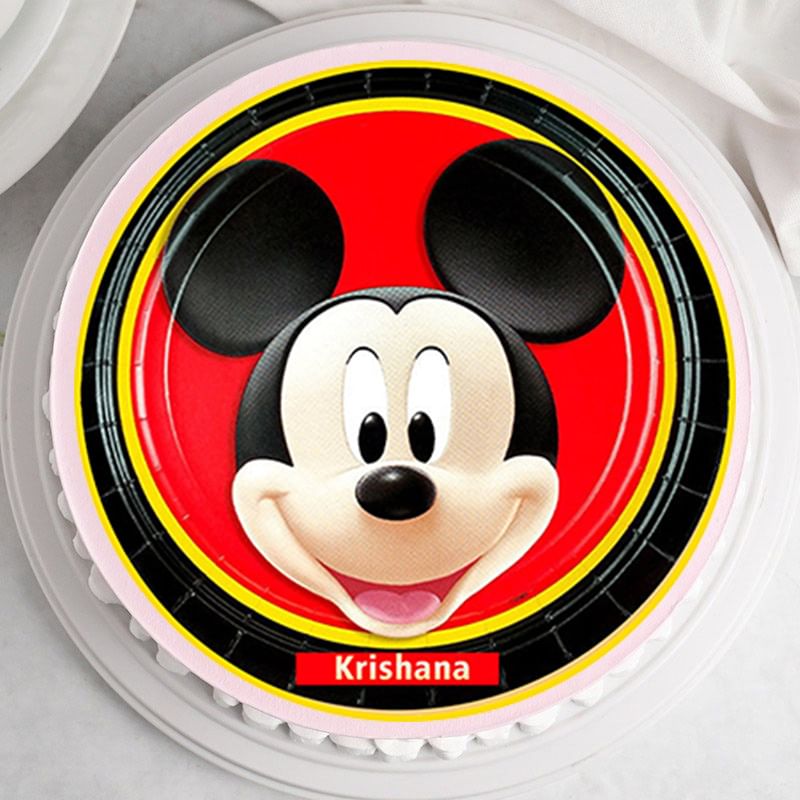 Mickey Mouse Poster Cake