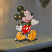 Mickey Mouse Wooden Led Lamp