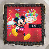 Mickey Mouse Birthday Cake