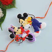 Mickey N Minnie Mouse Kids Rakhi-UK
