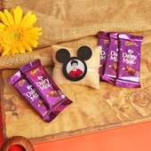 Mickey personalised Rakhi