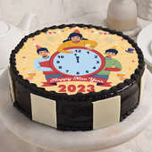 Order Midnight Clock Cake for New Year Celebration 