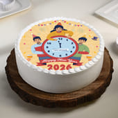 Midnight Clock New Year Cake