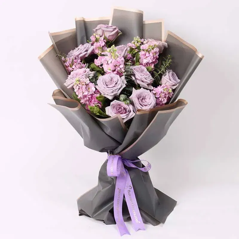 Whispering Purple Blooms Bouquet