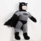 Side View of Mighty Batman Superhero Figurine