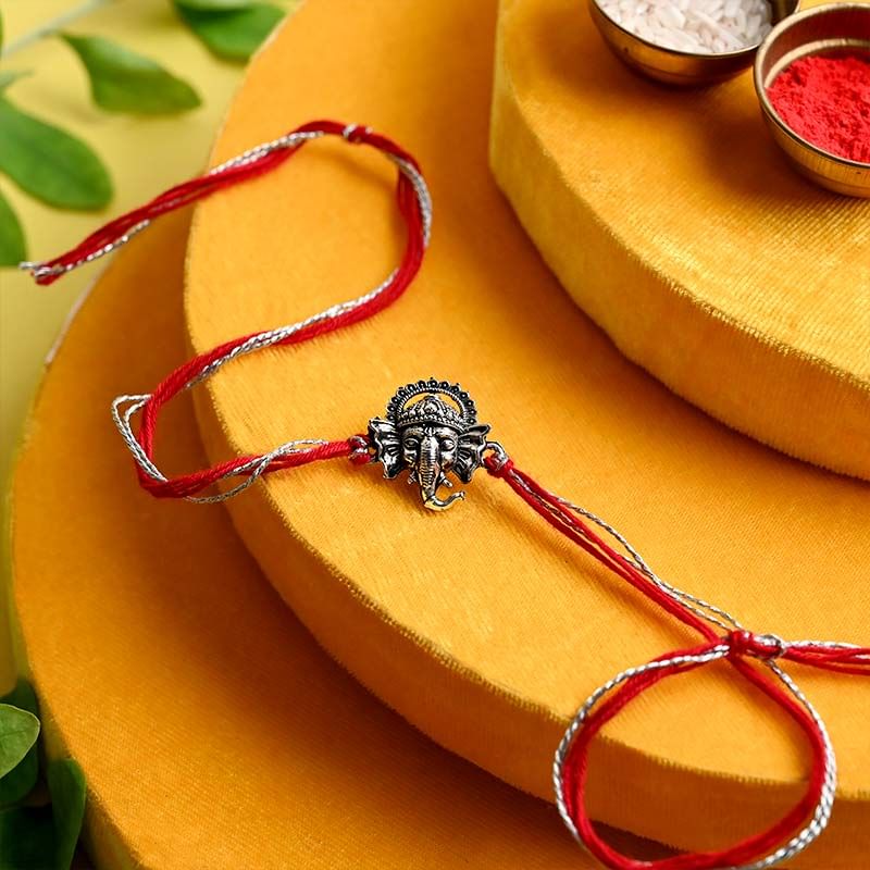 Send Mighty Ganesha Rakhi to India - Divine Rakhi
