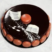 Chocolate Macaron Mousse Cake