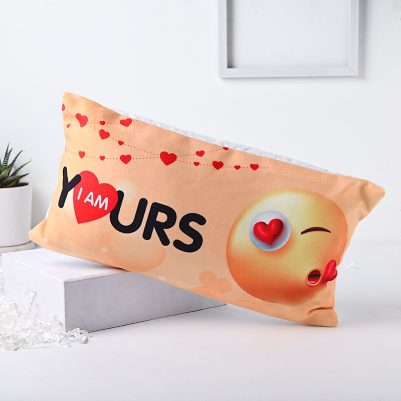 Set of 2 Printed Pillow For Valentines Day