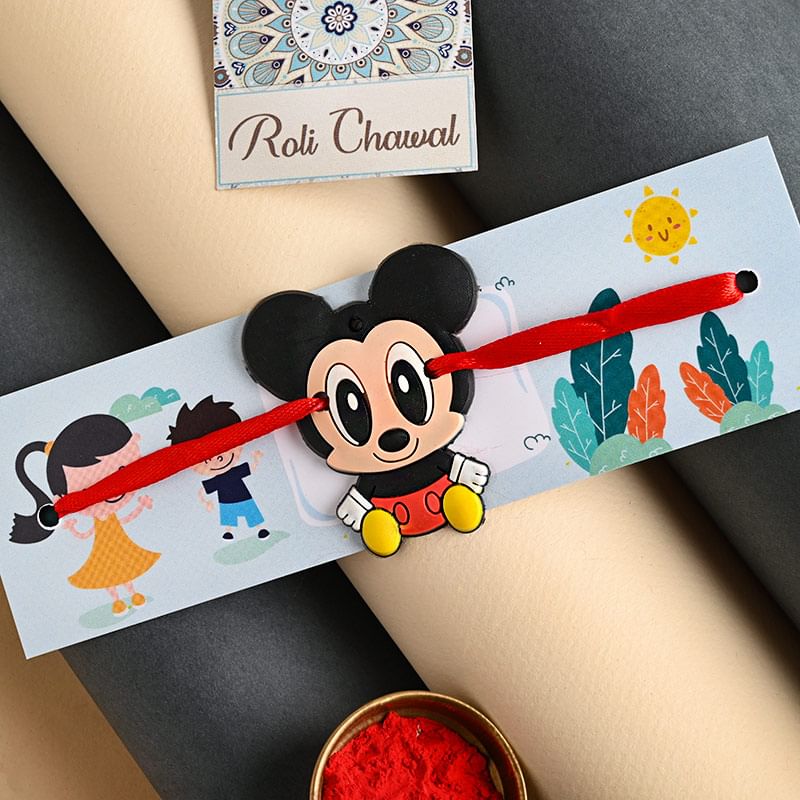 Send Mini Micky Rakhi for Kids Online - Cartoon Rakhi