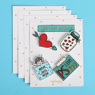 Mini Valentine Magnets