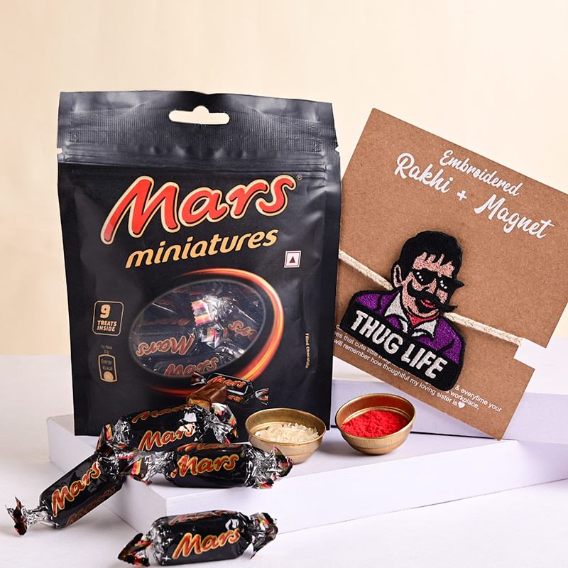 Miniature Mars With Magnetic Rakhi
