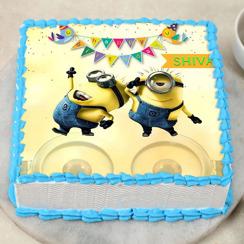 Miniature Minion Cake