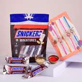 Miniature Snickers With Fancy Rakhis