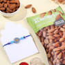 Minimal Designer Rakhi With Almonds