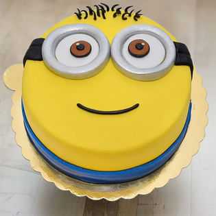 Get Minion Madness Fondant Cake Online