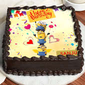 Minion Trio Birthday Poster Cake