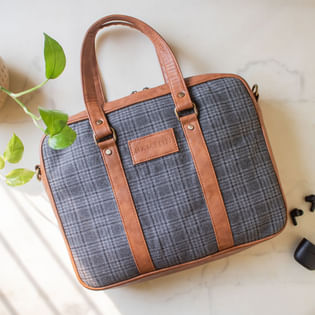 Mink Grey Laptop Bag Corp