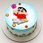 Mischievous Shinchan Fondant Cake