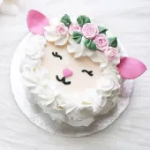 Miss Sheep Choco Vanilla Cake