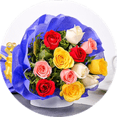 Send Mixed Flowers Bouquet Online to India