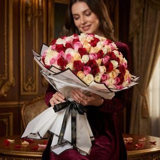 Mixed Roses Of Passion N Grace