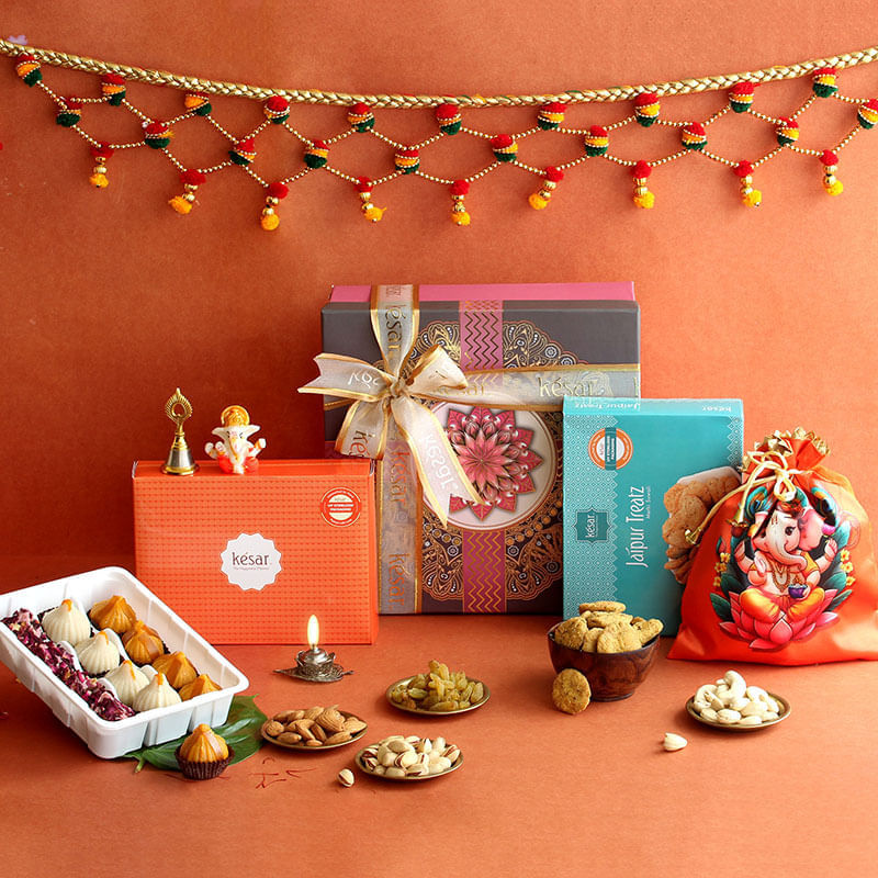 Modaks N Dry Fruits Ganesh Chaturthi Hamper