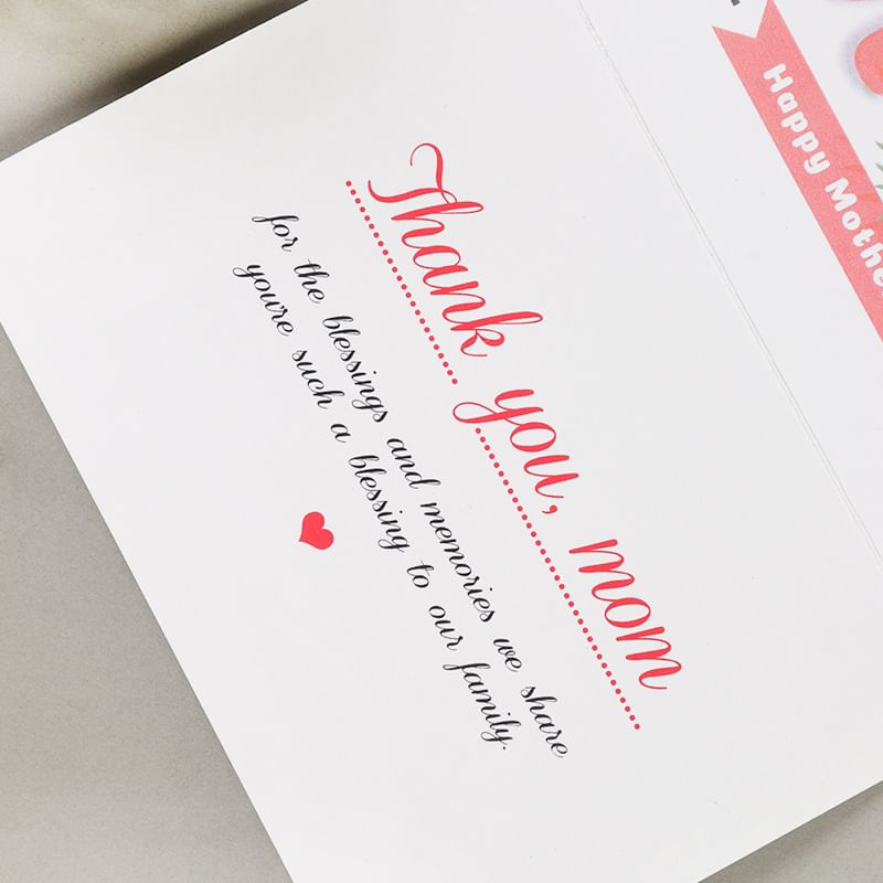 Order Online Mom Love Card for Mothers Day