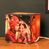 Personalized Cubelit Photo Lamp For Husband