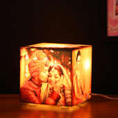 Personalised Cubelit Photo Lamp