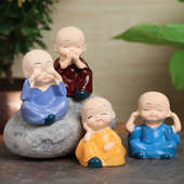 Monk Miniature Set of 4