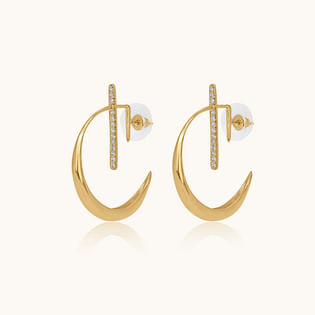 Moon Magic Hoop Earrings