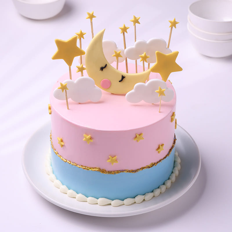 Moon N Stars Celebration Cake