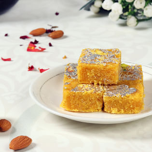 Moong Dal Barfi - Diwali Sweet