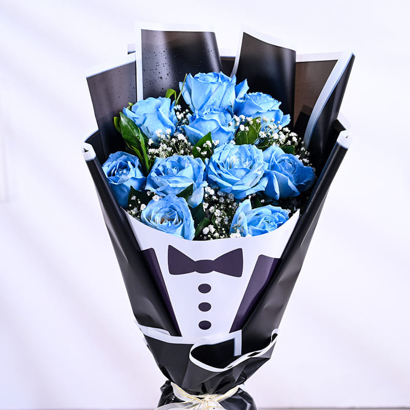 Moonlit Roses In Gentleman Elegance