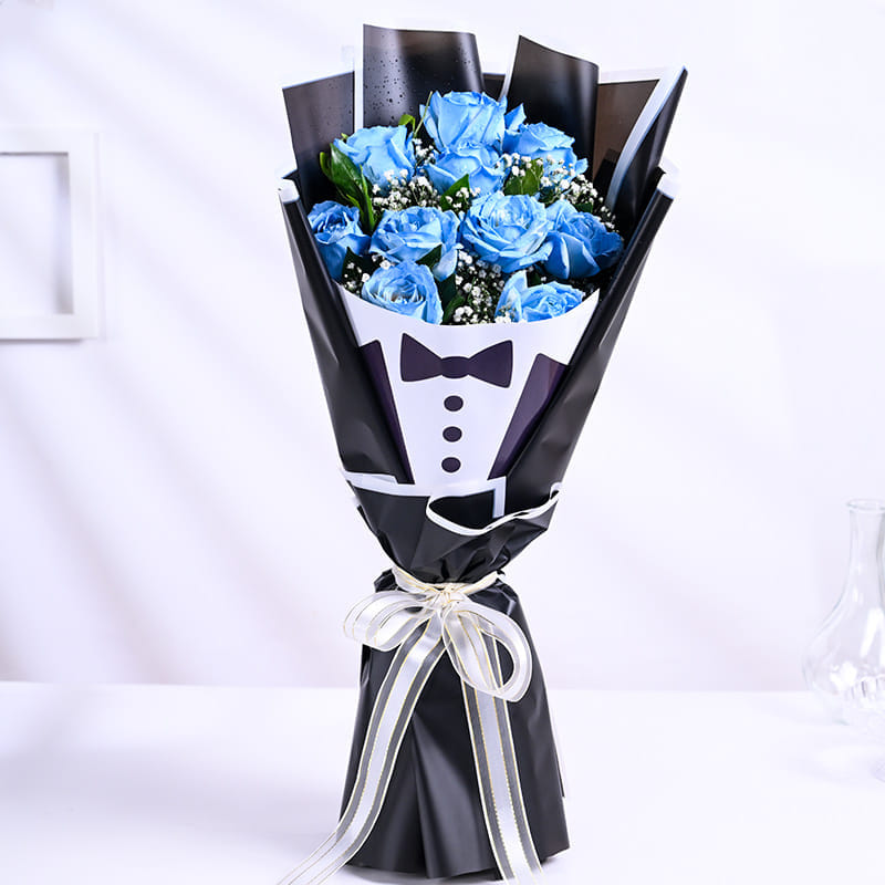 Moonlit Roses In Gentleman Elegance
