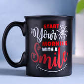 Morning Motivation Coffee Mug Black
