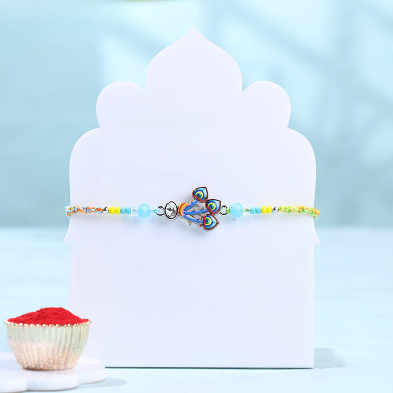 Morpankh Evil Eye Rakhi With Trail Mix N Raisins