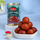 Morpankh Rakhi With Haldirams Gulab Jamun